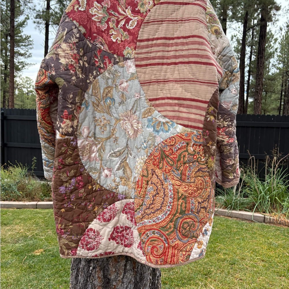 Patchwork Quilted Women's Jacket - Picture 7 of 7